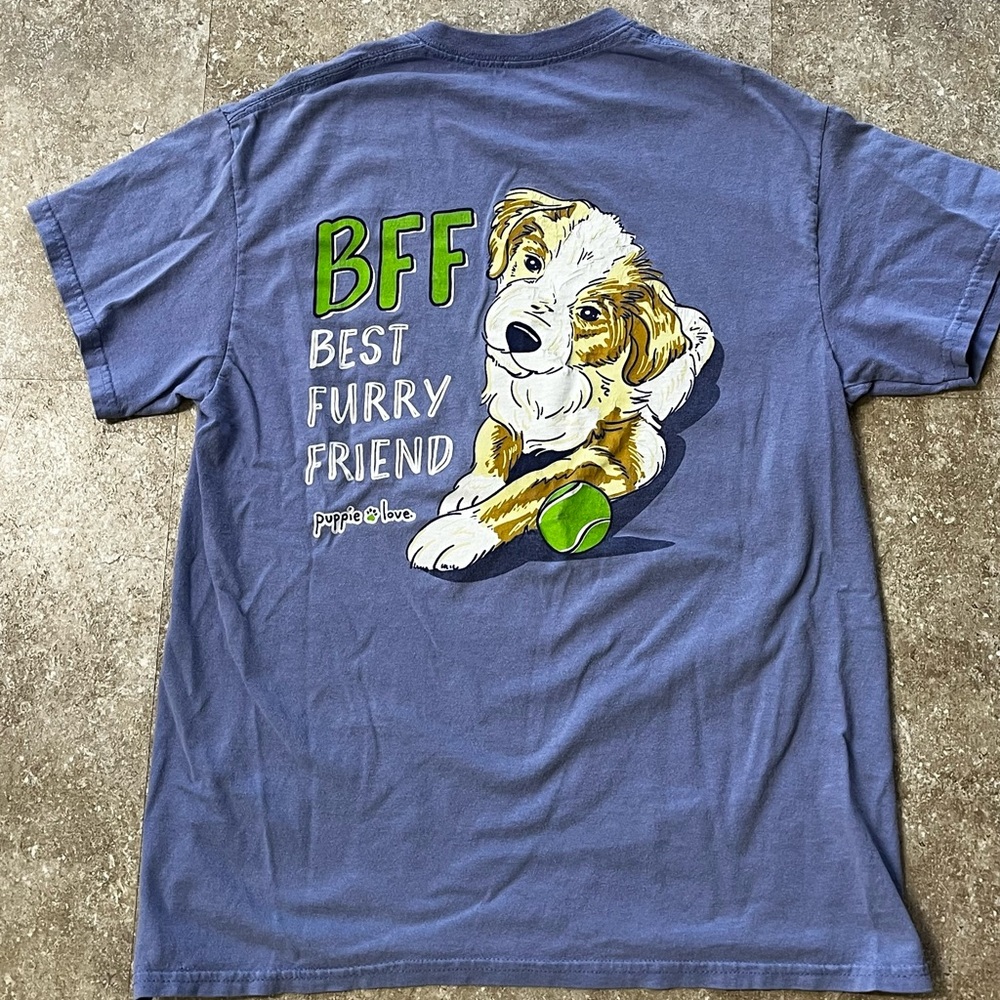Puppie Love BFF Best Furry Friend Women’s Tshirt.